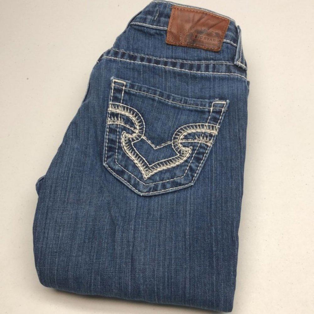 LIKE NEW BIG STAR REMY LOW RISE BOOT JEANS 25x32 ⭐️